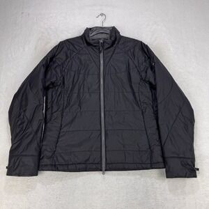 Columbia Titanium Tech‎ Jacket Womens L Black  Interchange Puffer Nylon Zip